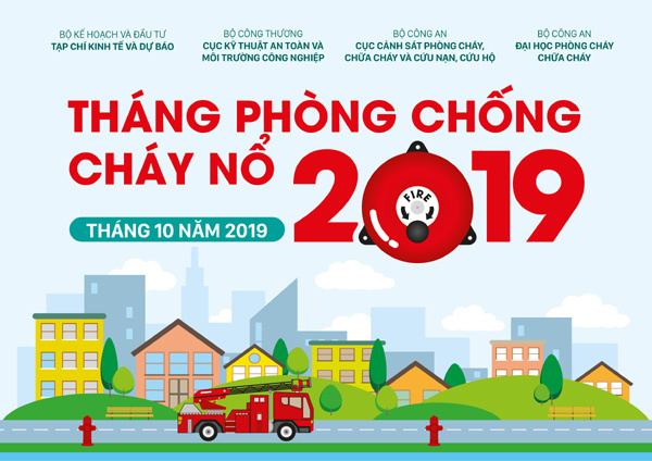 Đạp xe diễu hành, diễn tập chữa cháy suốt Tháng Phòng chống cháy nổ 2019 Đạp xe diễu hành, diễn tập chữa cháy suốt Tháng Phòng chống cháy nổ 2019