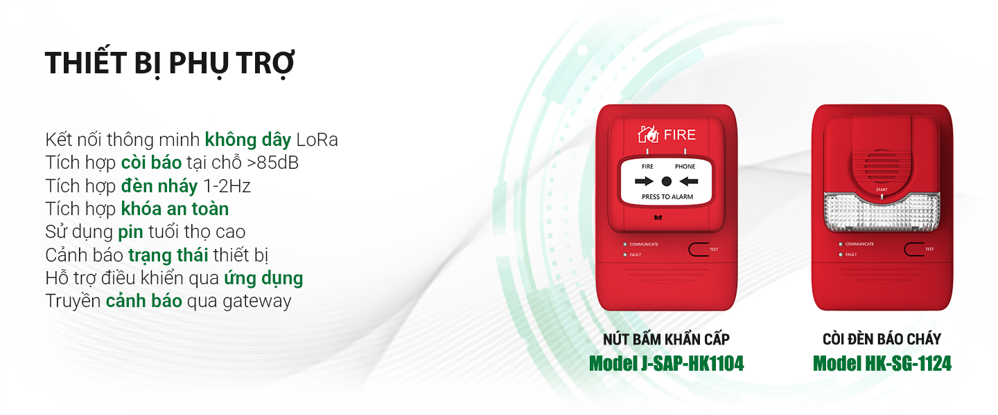 Chuông đèn, còi báo thông minh LoRa