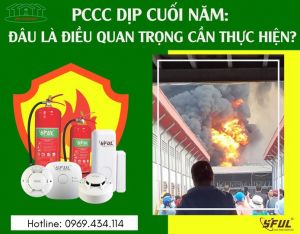 Đón Tết an toàn với Thiết bị cảnh báo cháy nhanh SFUL