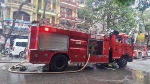 Hải Phòng: Cháy lớn tại Phòng trà phố Văn Cao