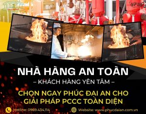 Báo cháy cho nhà hàng: Cách an toàn nhất để bảo vệ tài sản