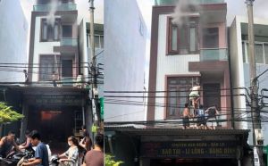 Cháy nhà 5 tầng ở Gia Lâm, 4 người được hàng xóm cứu thoát Cháy nhà 5 tầng ở Gia Lâm, 4 người được hàng xóm cứu thoát