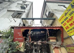 Vụ cháy nhà ở Trung Kính bắt nguồn từ xe máy điện Vụ cháy nhà ở Trung Kính bắt nguồn từ xe máy điện